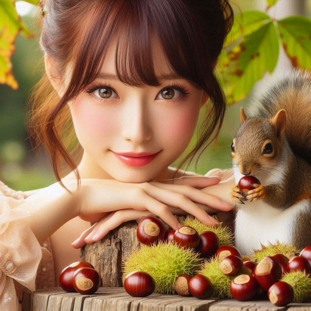 chestnut and squirrel