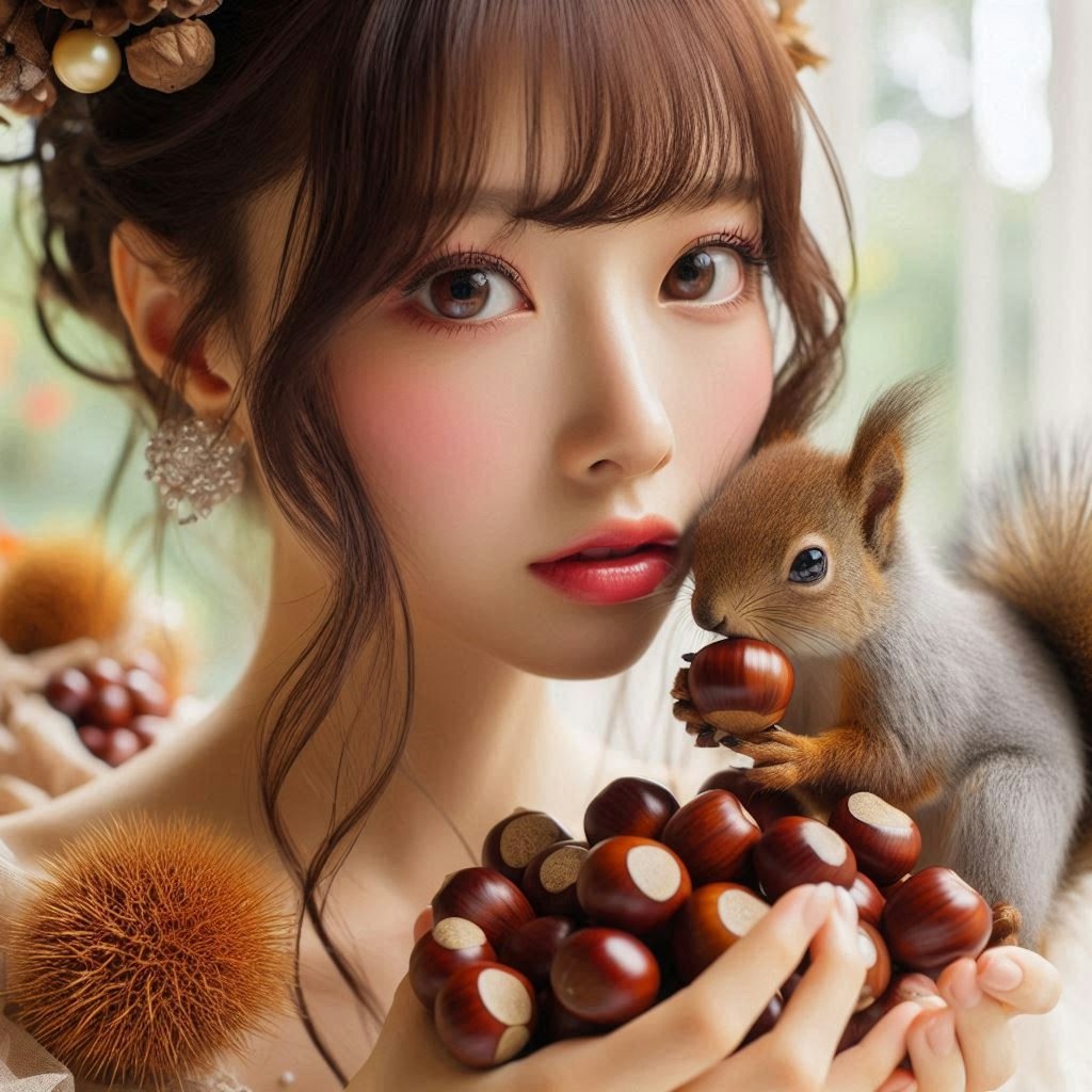 chestnut and squirrel