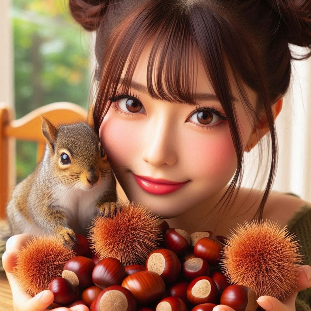 chestnut and squirrel