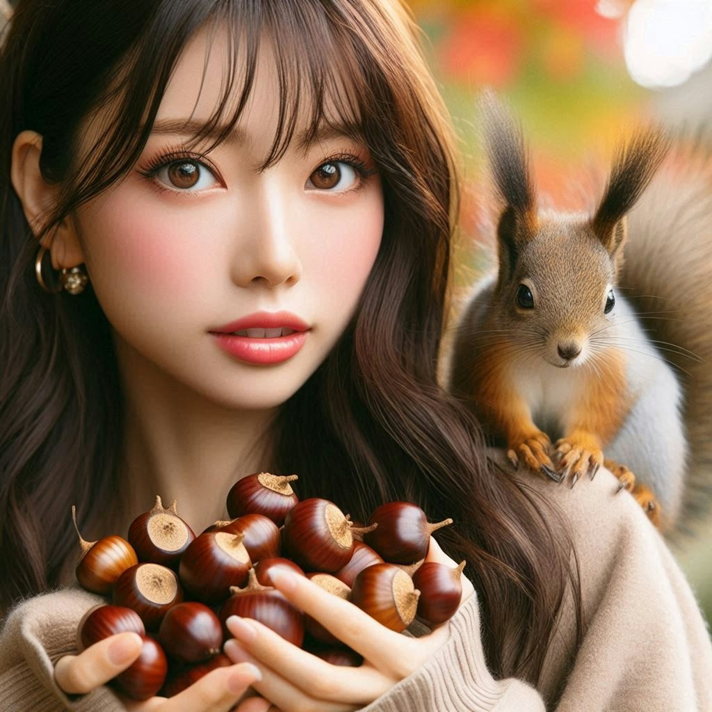 chestnut and squirrel