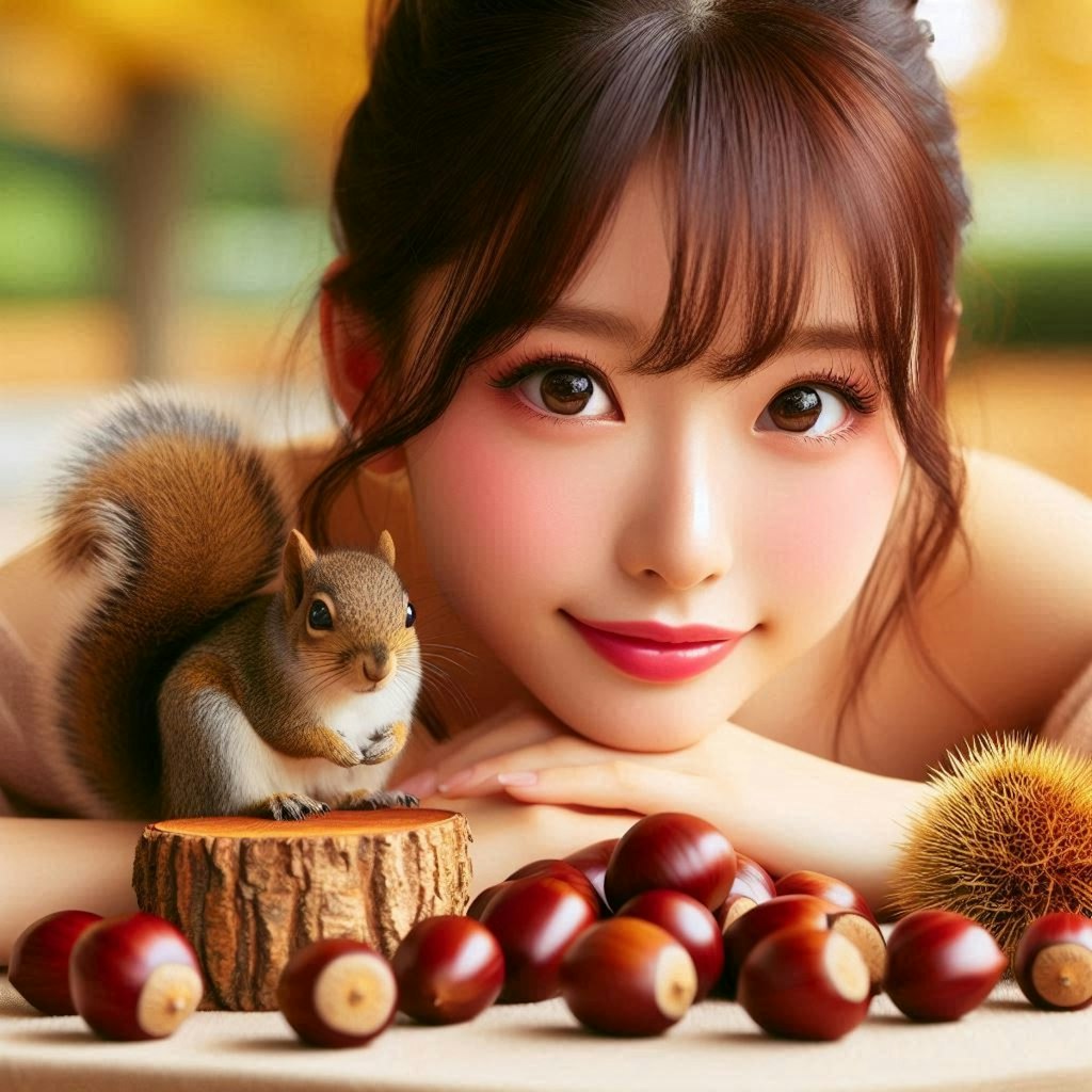 chestnut and squirrel