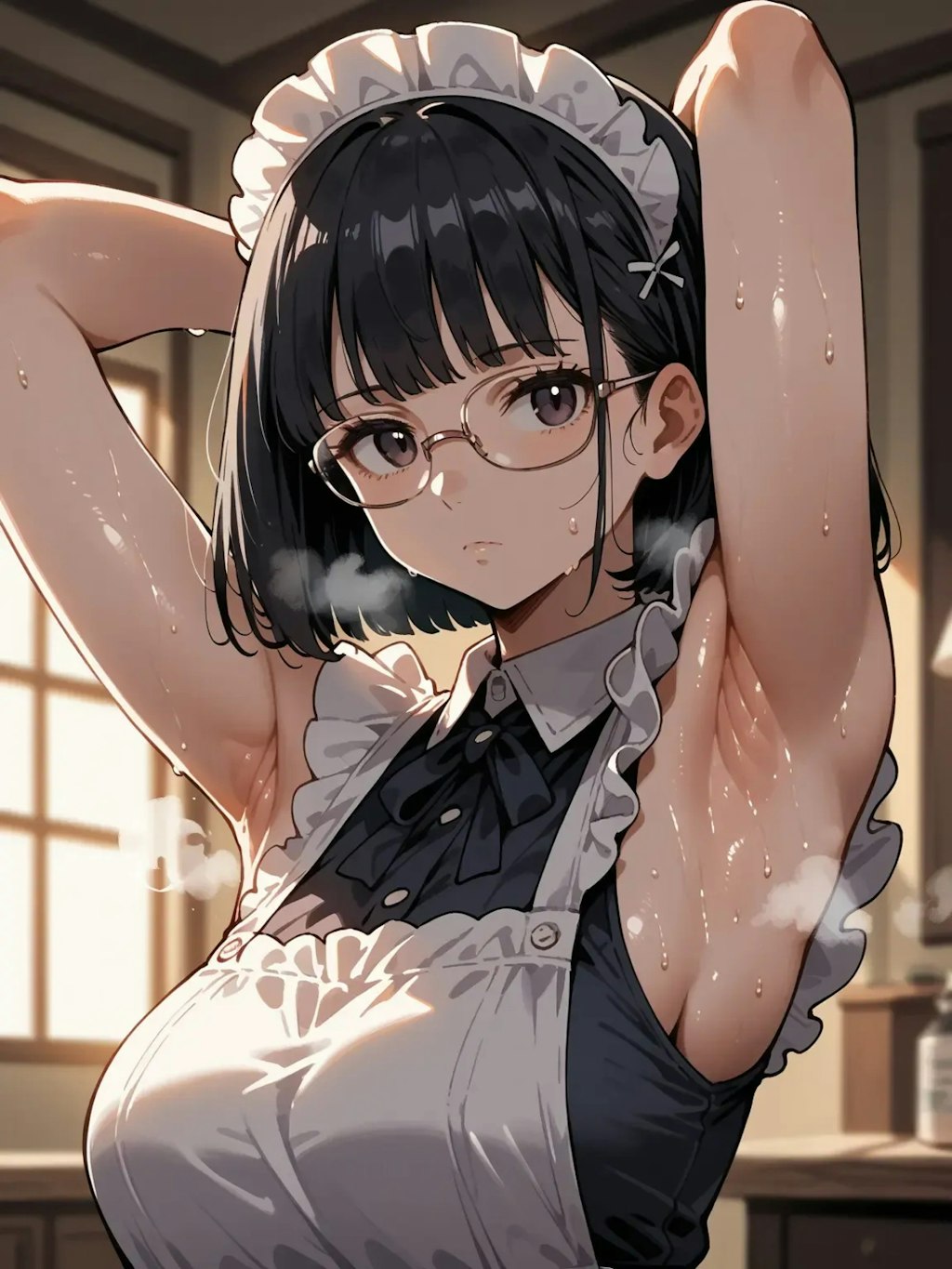 脇見せメイドちゃん