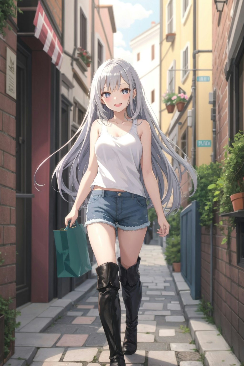 路地裏の少女