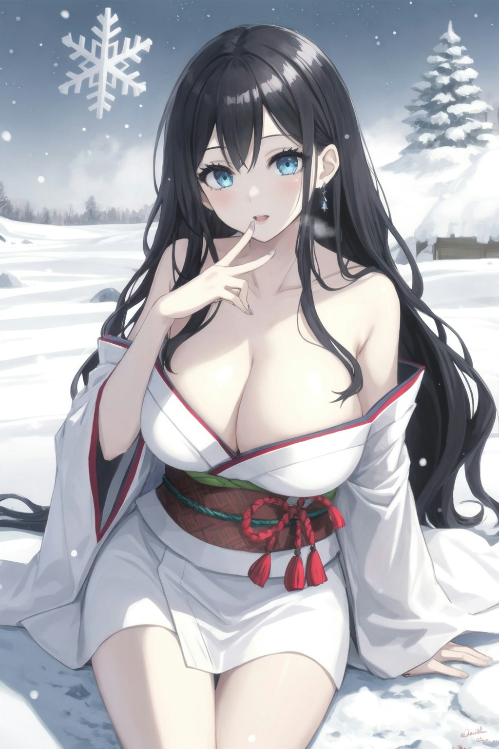 極寒の地に現れる雪っ娘