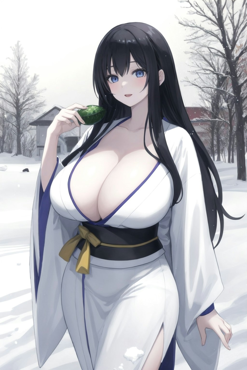 極寒の地に現れる雪っ娘