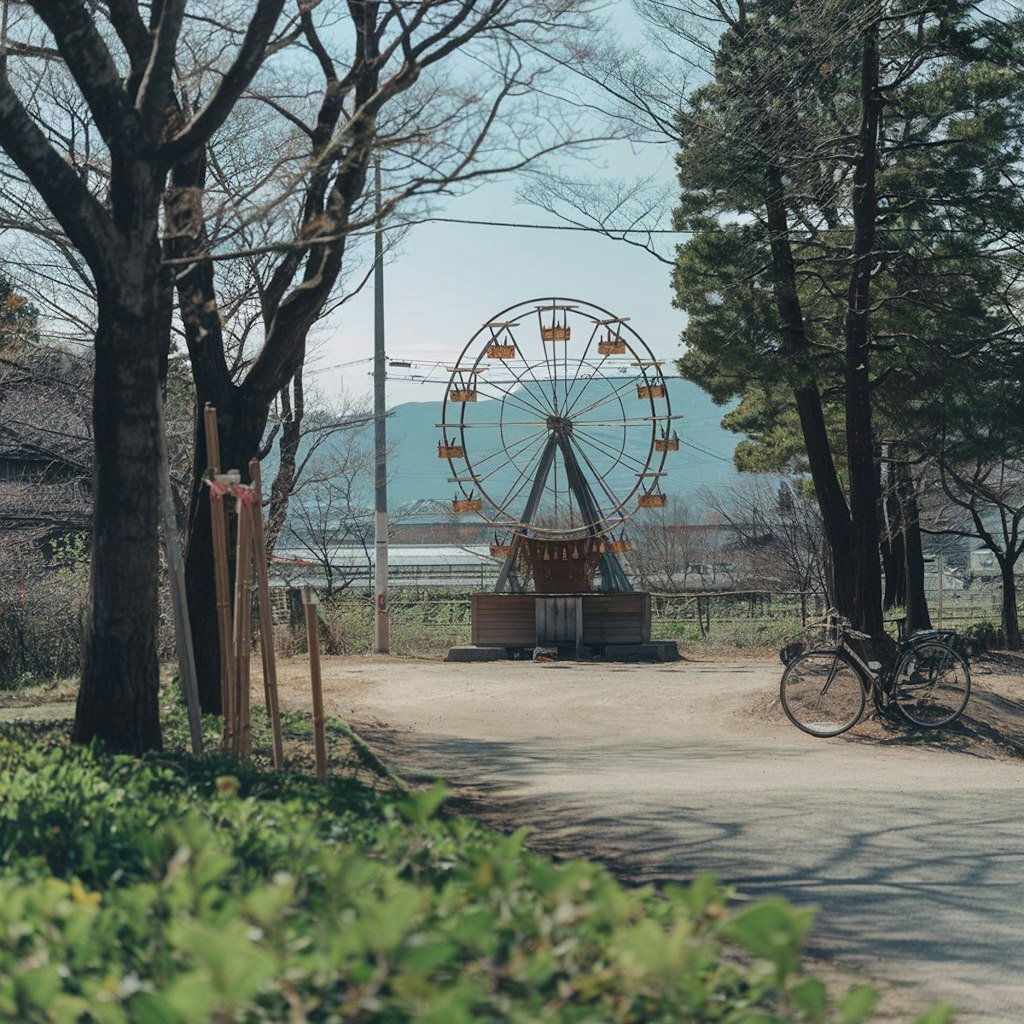 観覧車っぽい祠