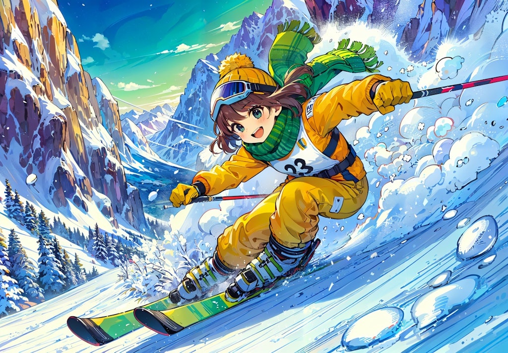 虹彩スキー