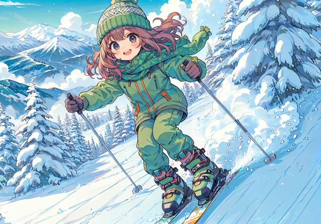 虹彩スキー