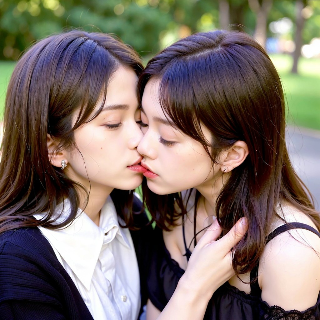 百合キス