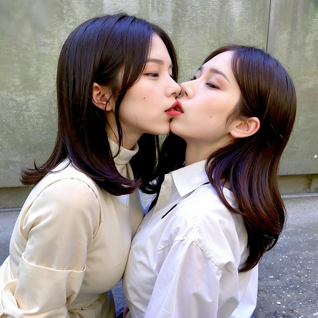 百合キス