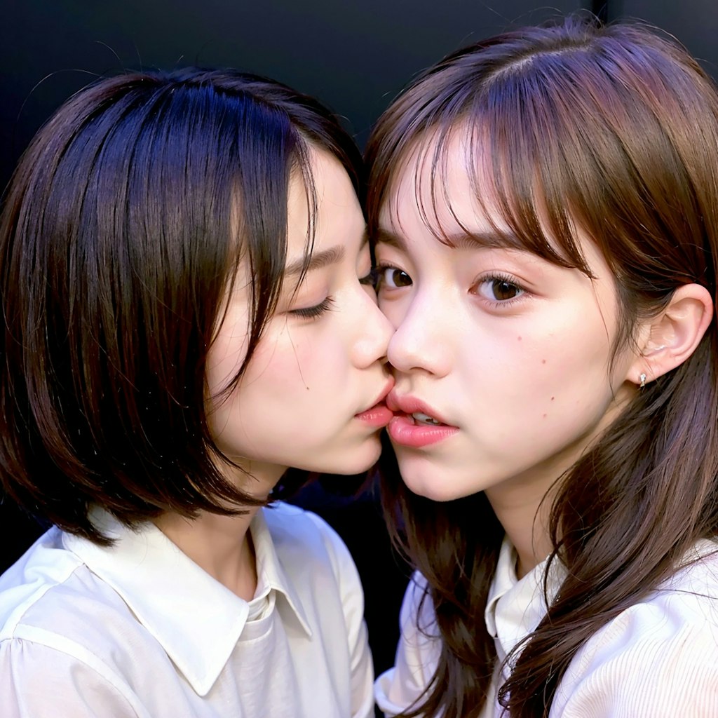 百合キス