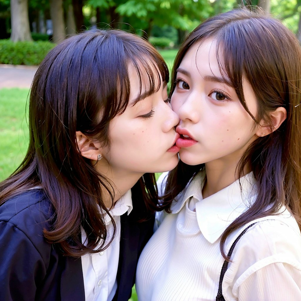 百合キス