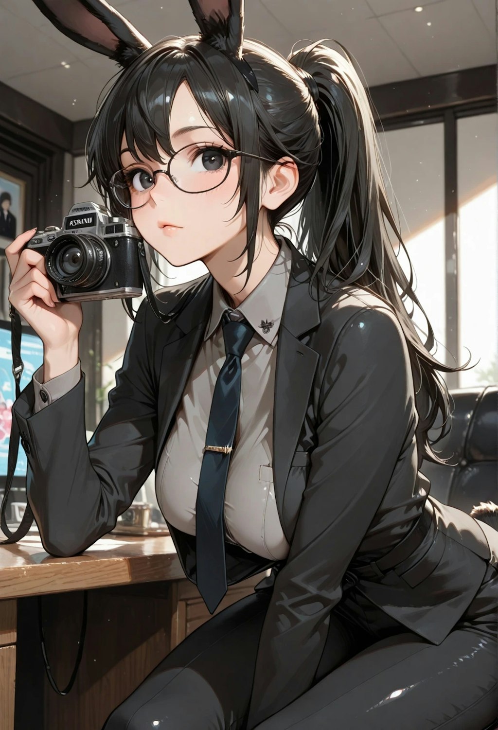 特に意味の無いウサギ耳(^^;