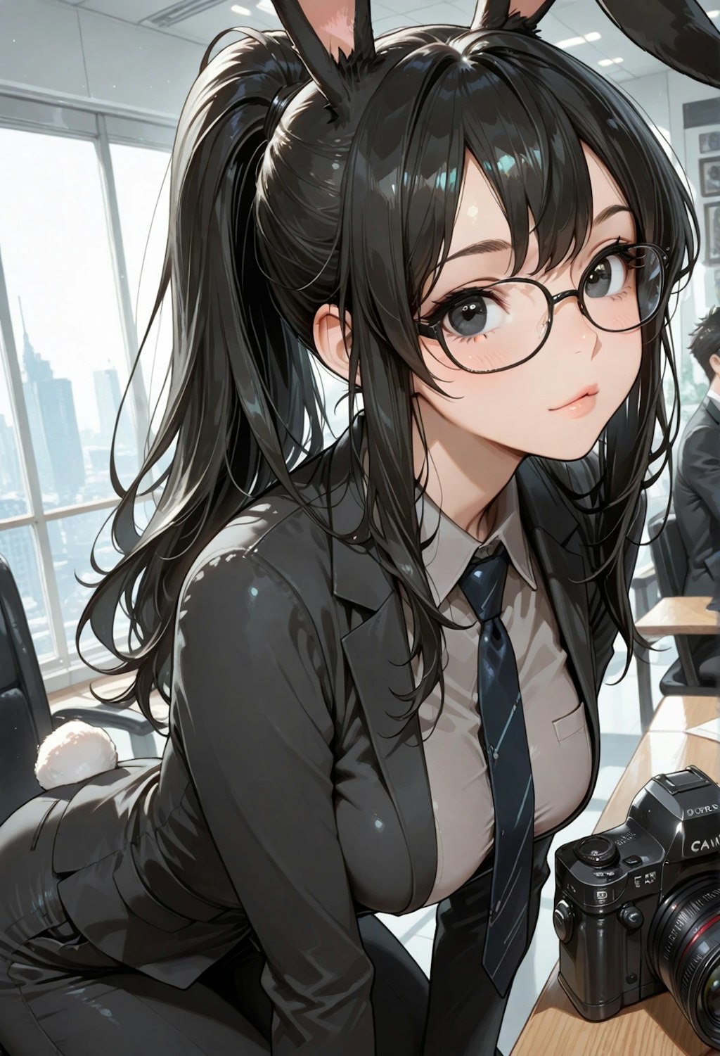 特に意味の無いウサギ耳(^^;