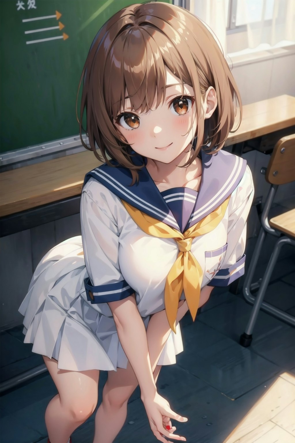 （１６４HQ）どの娘がお好き？（高画質学制服4枚）