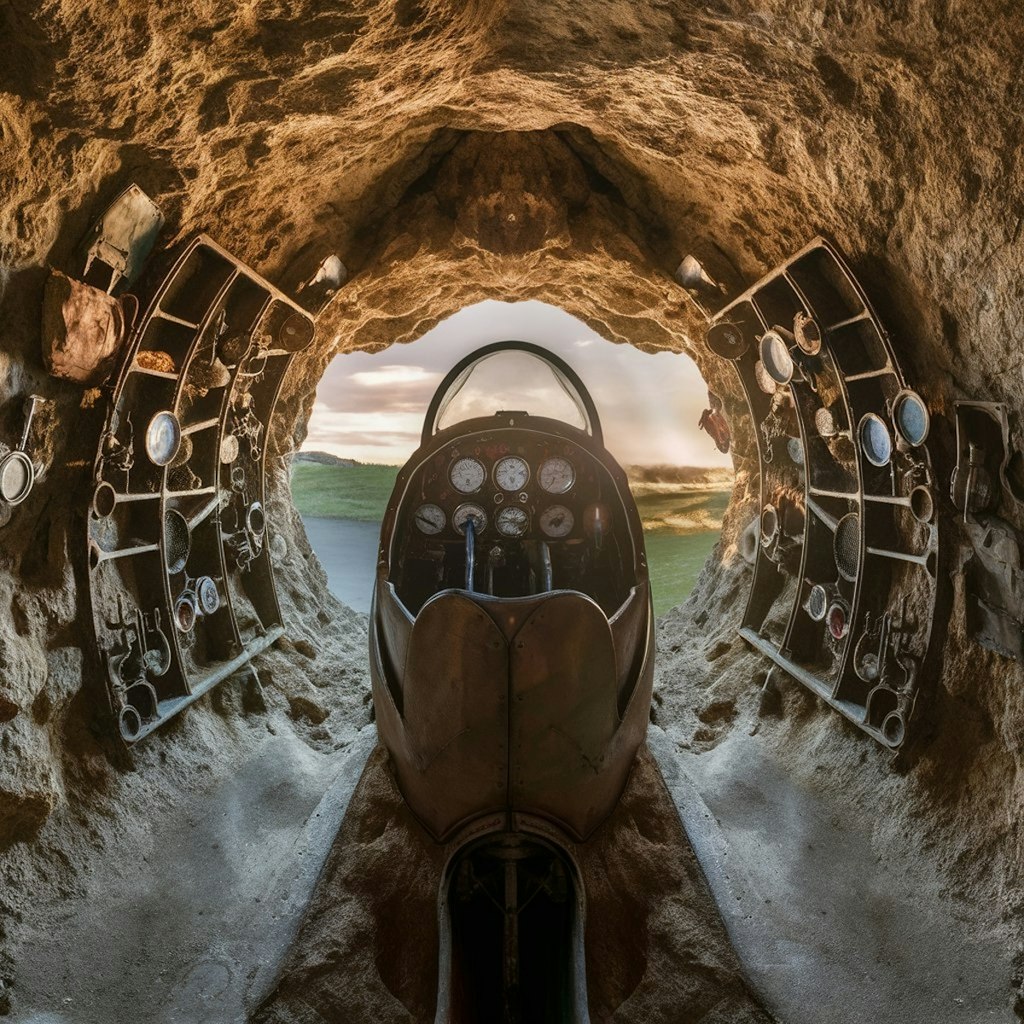 コックピットの洞窟