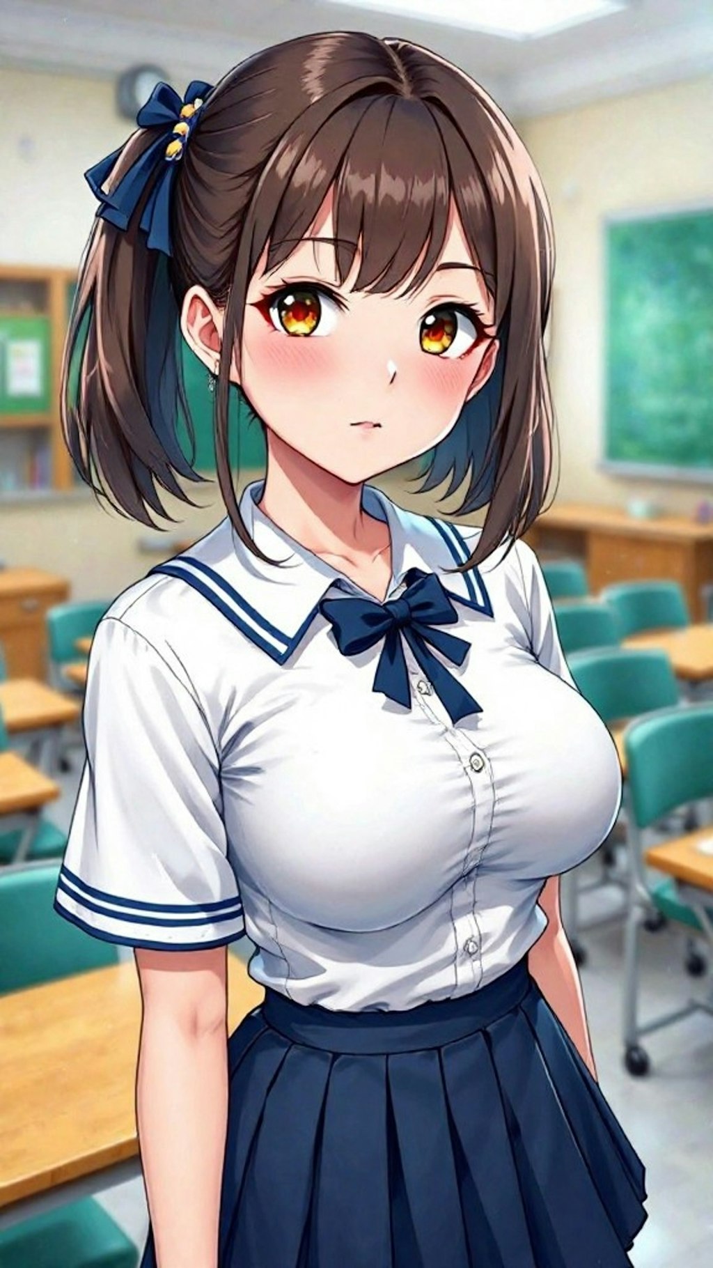 巨乳女子高生