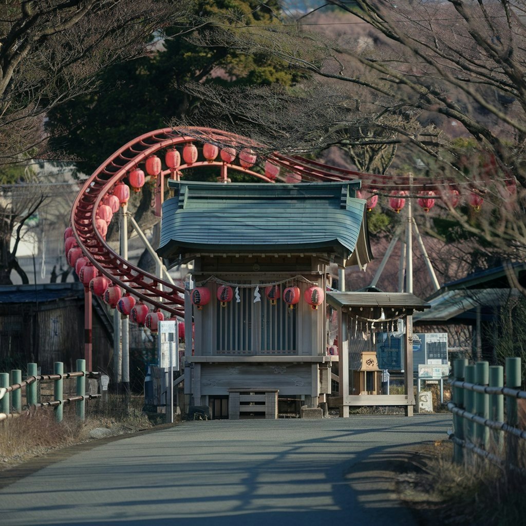 ジェットコースターっぽい祠