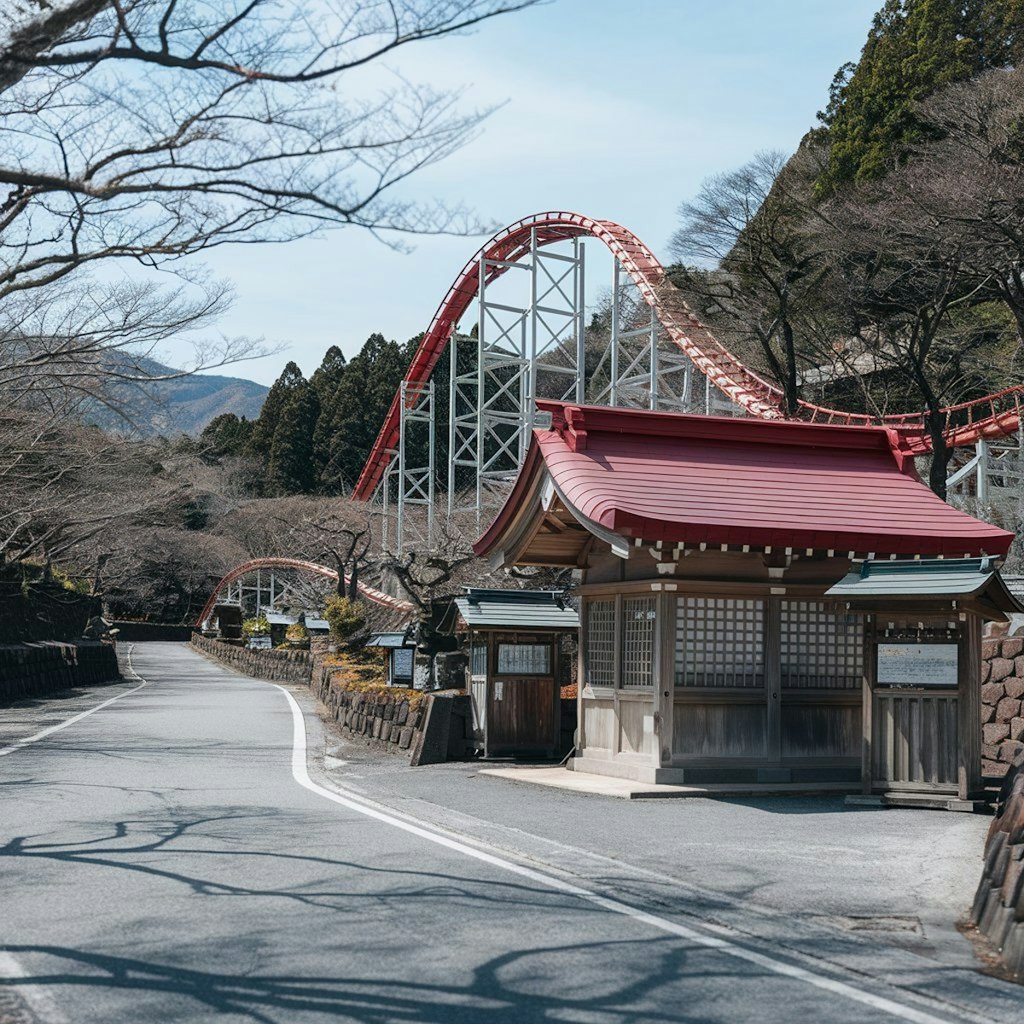 ジェットコースターっぽい祠