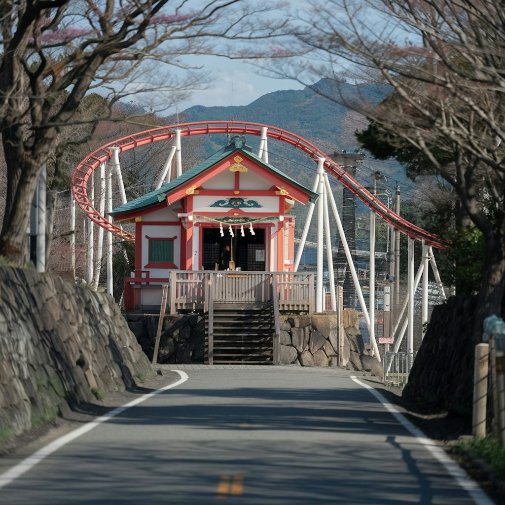 ジェットコースターっぽい祠