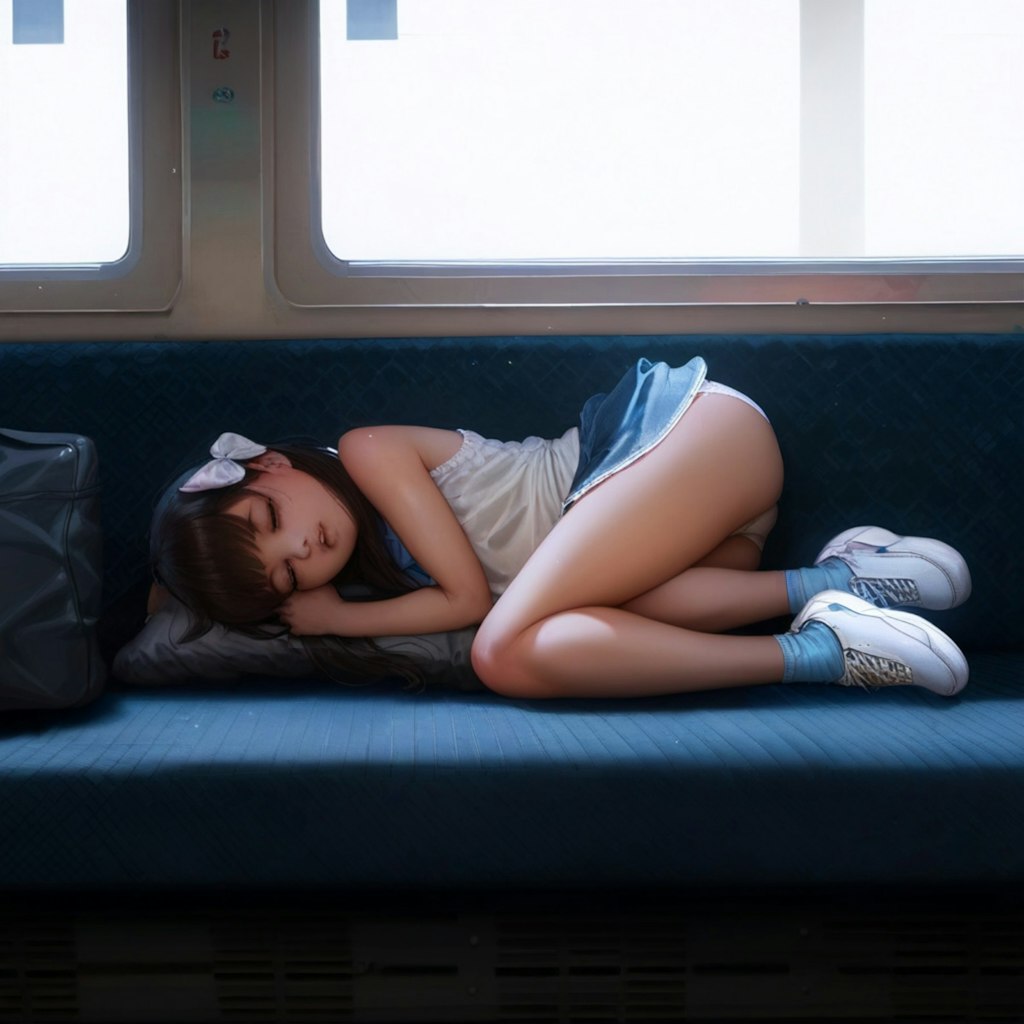 電車の中の眠り姫３