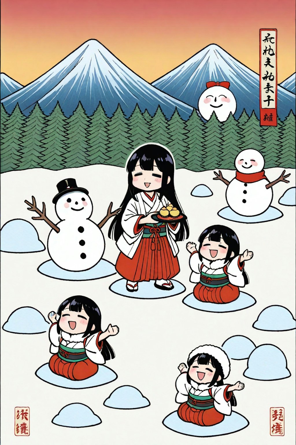 雪女ちゃんの富良野旅行？