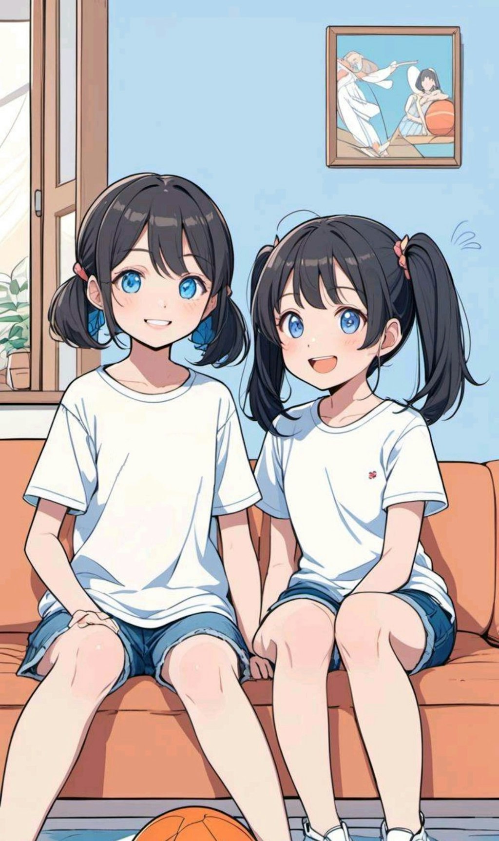 姉のことが大好きな小さな女の子