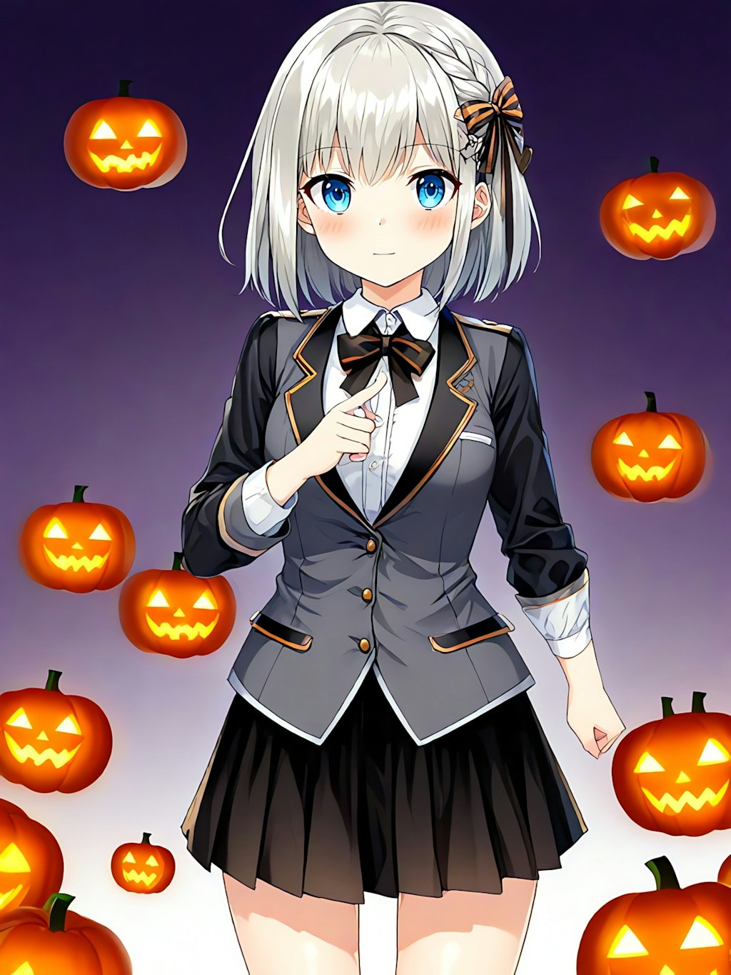 ハロウィン🎃色んな髪型の女子高生！