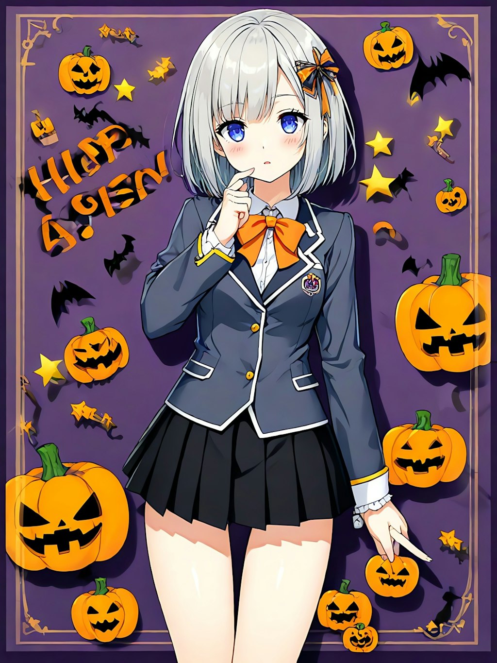 ハロウィン🎃色んな髪型の女子高生！