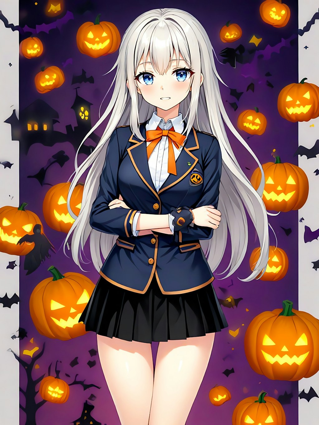 ハロウィン🎃色んな髪型の女子高生！