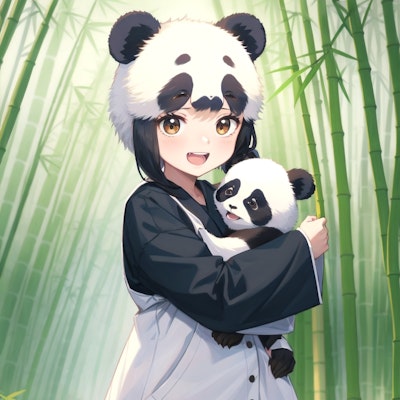 パンダの竹林