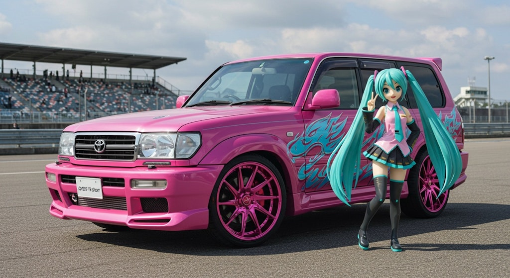 初音ミクとピンクランクル