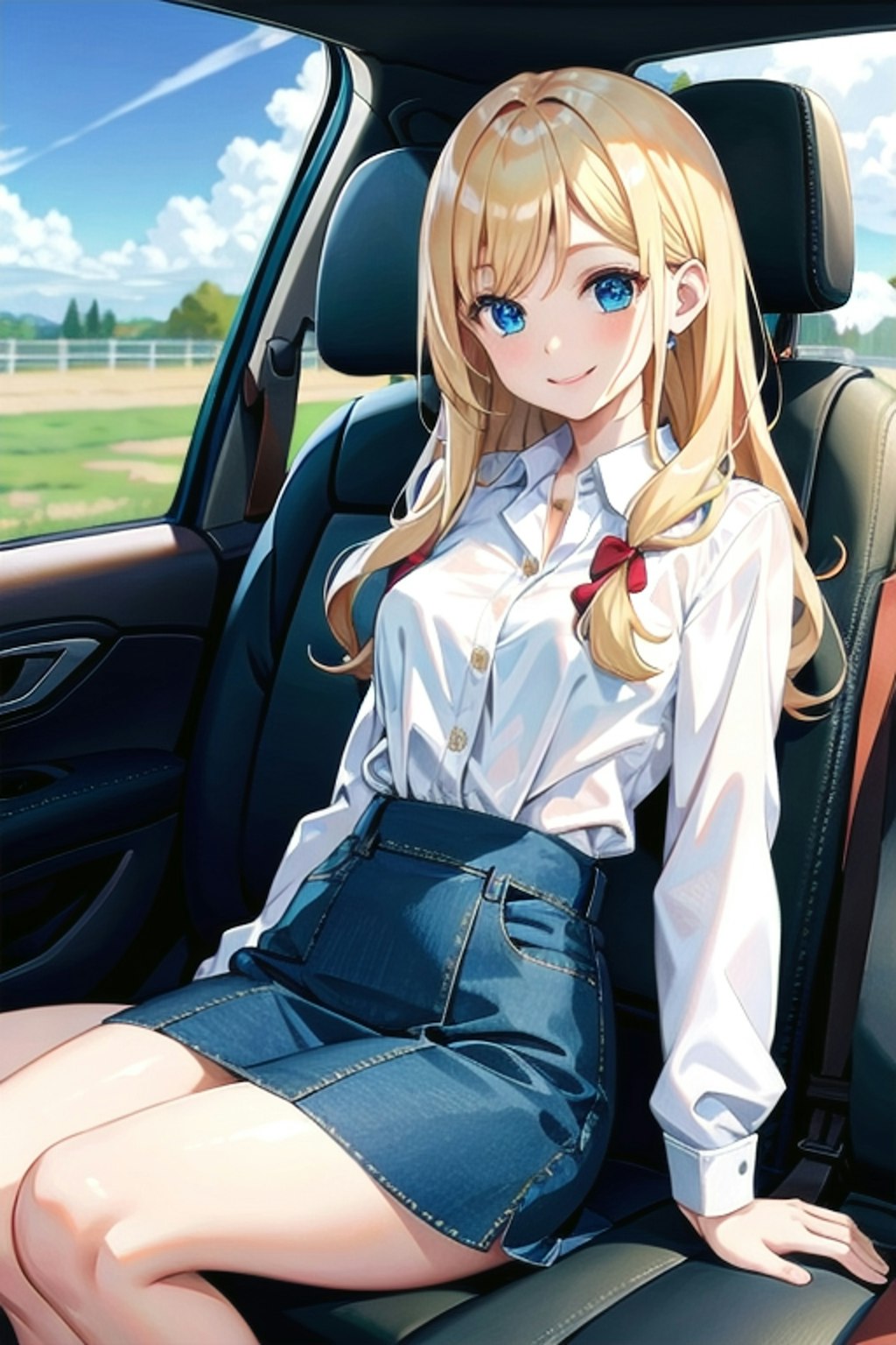 車に乗りぷいちゃん🚗