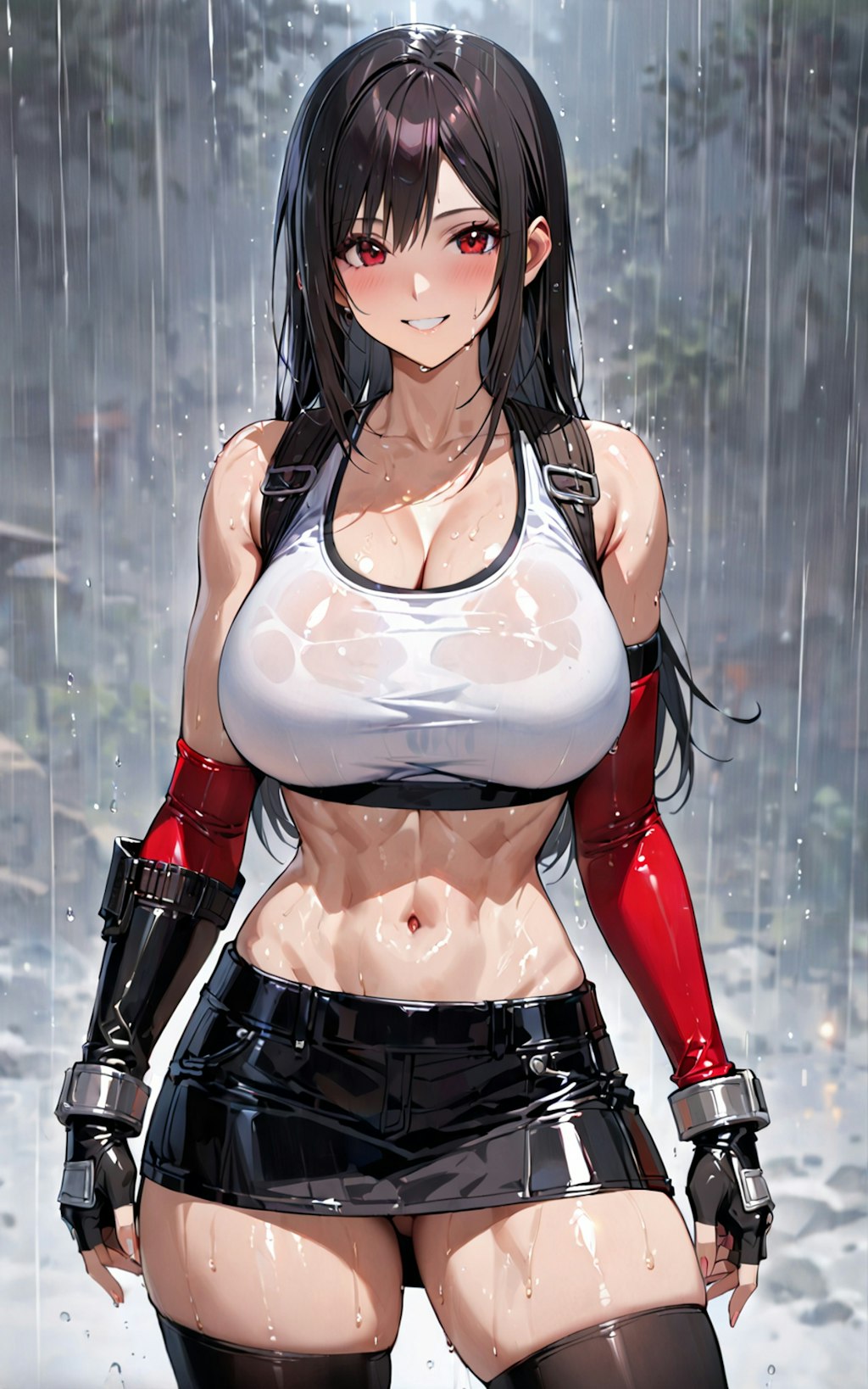 雨も滴るいい女💕