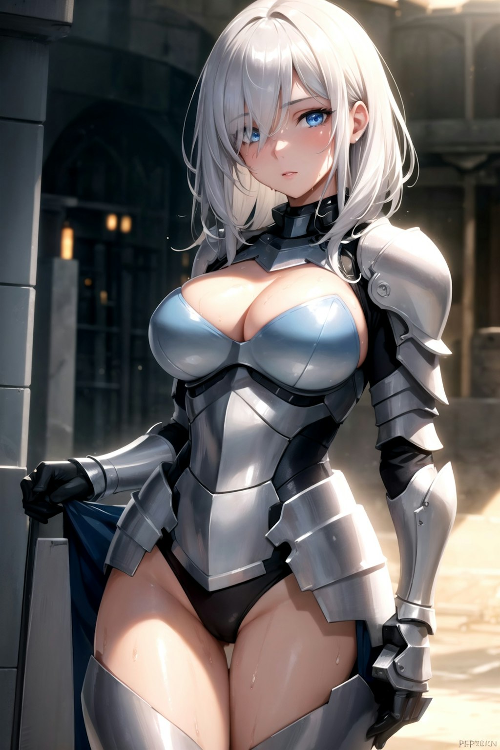 アーマー美女