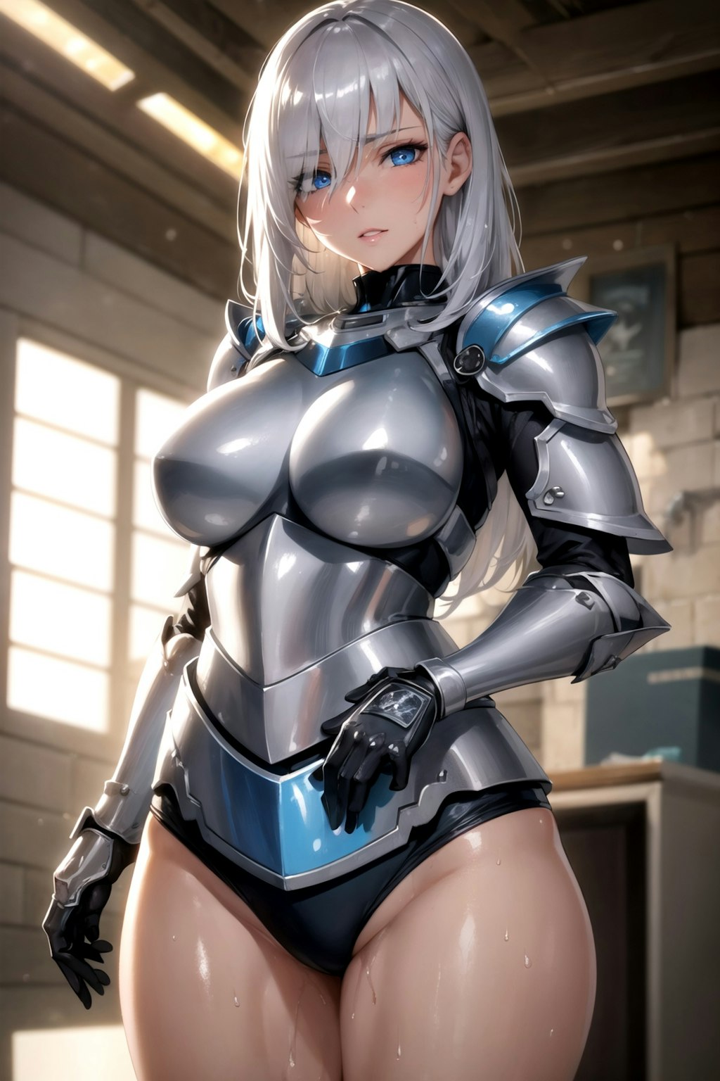 アーマー美女