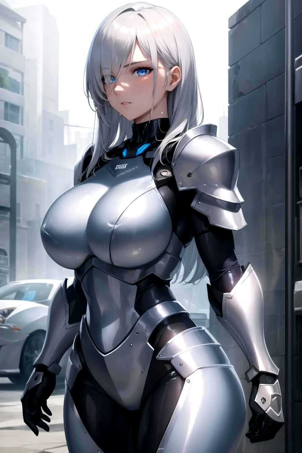 アーマー美女