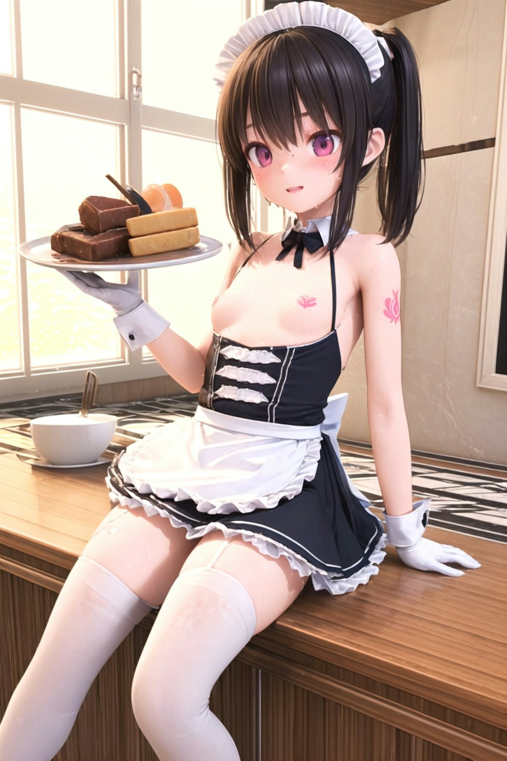 今日のメインディッシュのまな板メイド少女