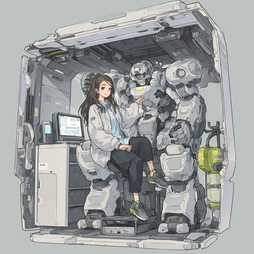 女の子とロボット