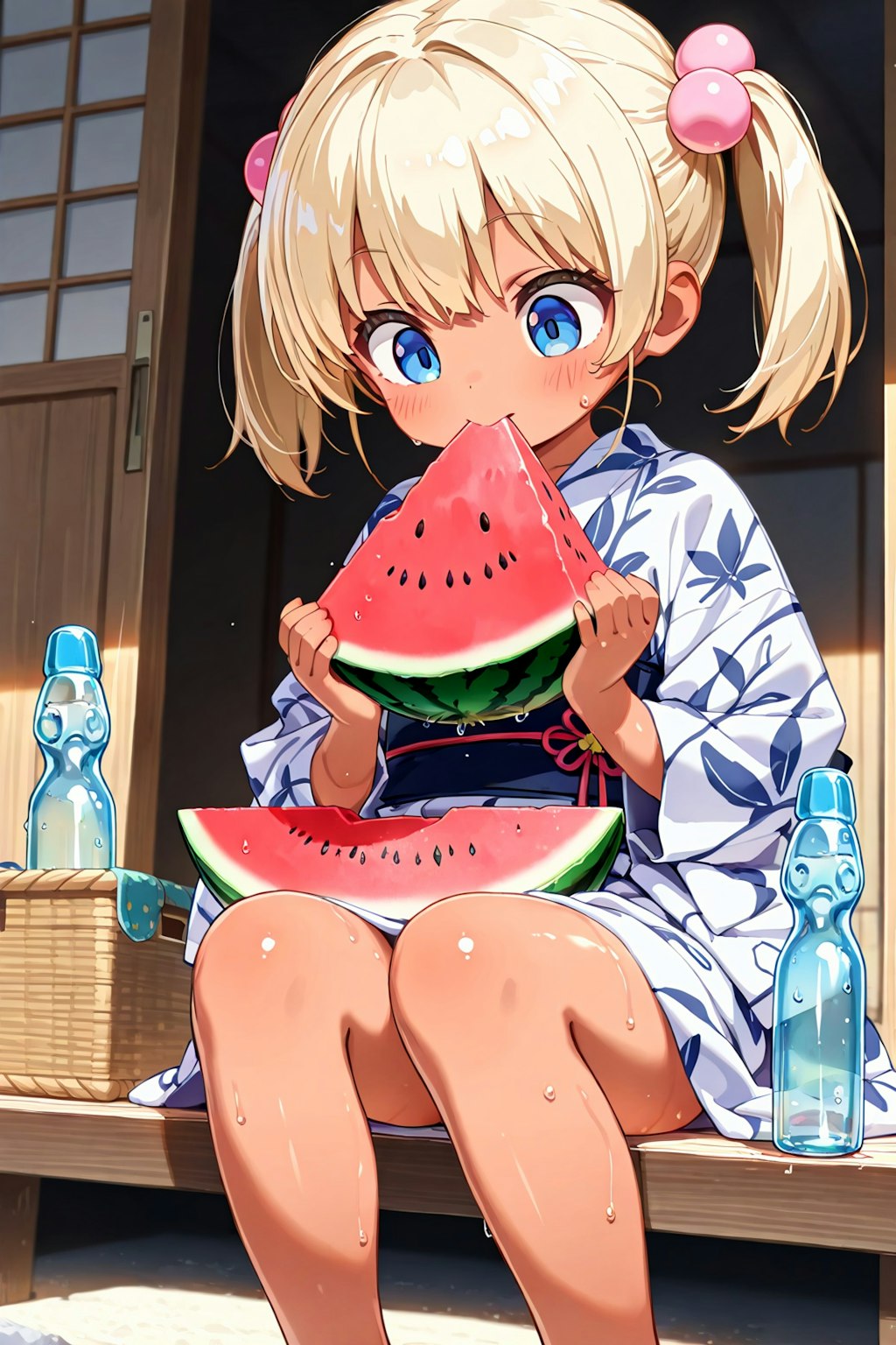 スイカうまうま