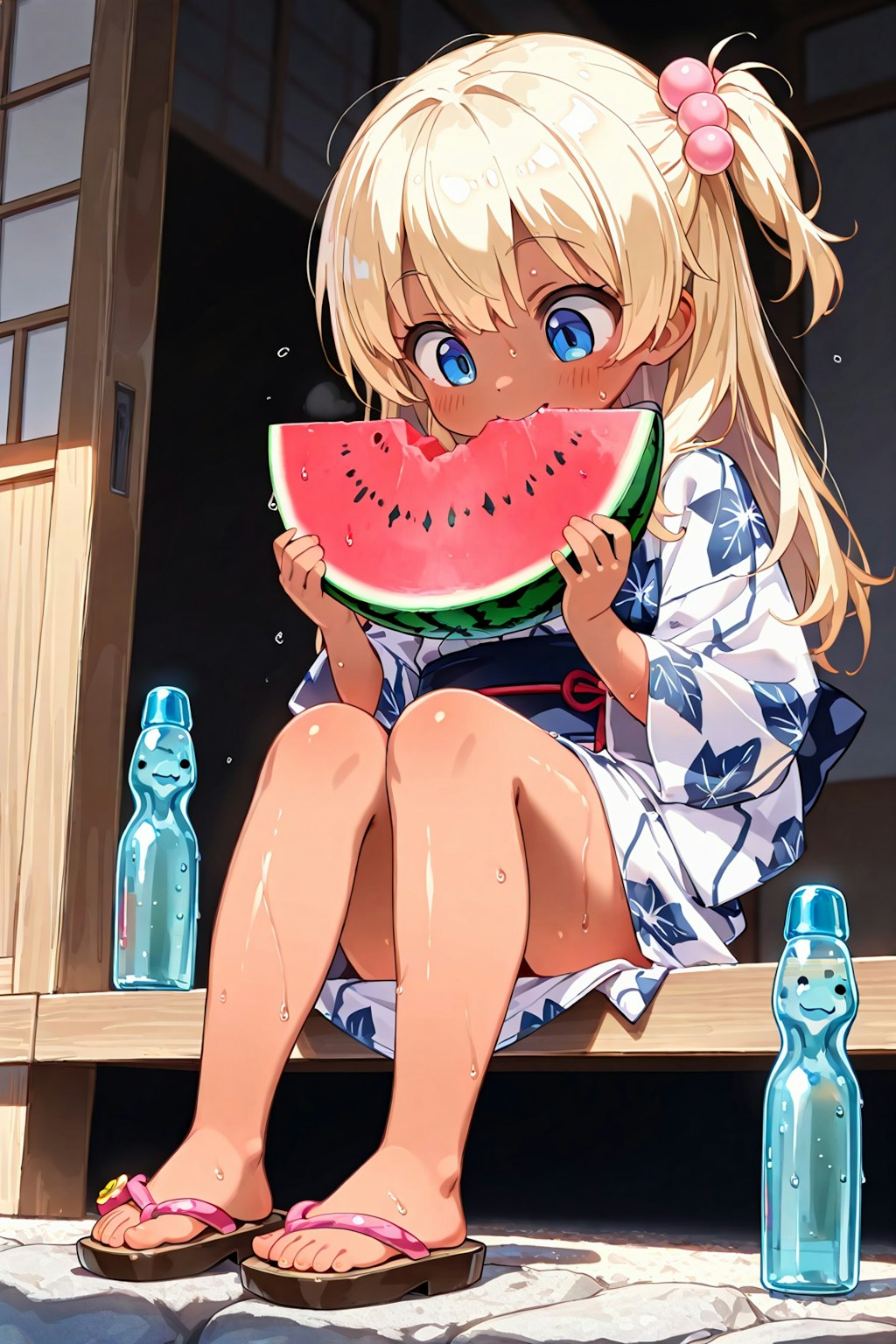 スイカうまうま