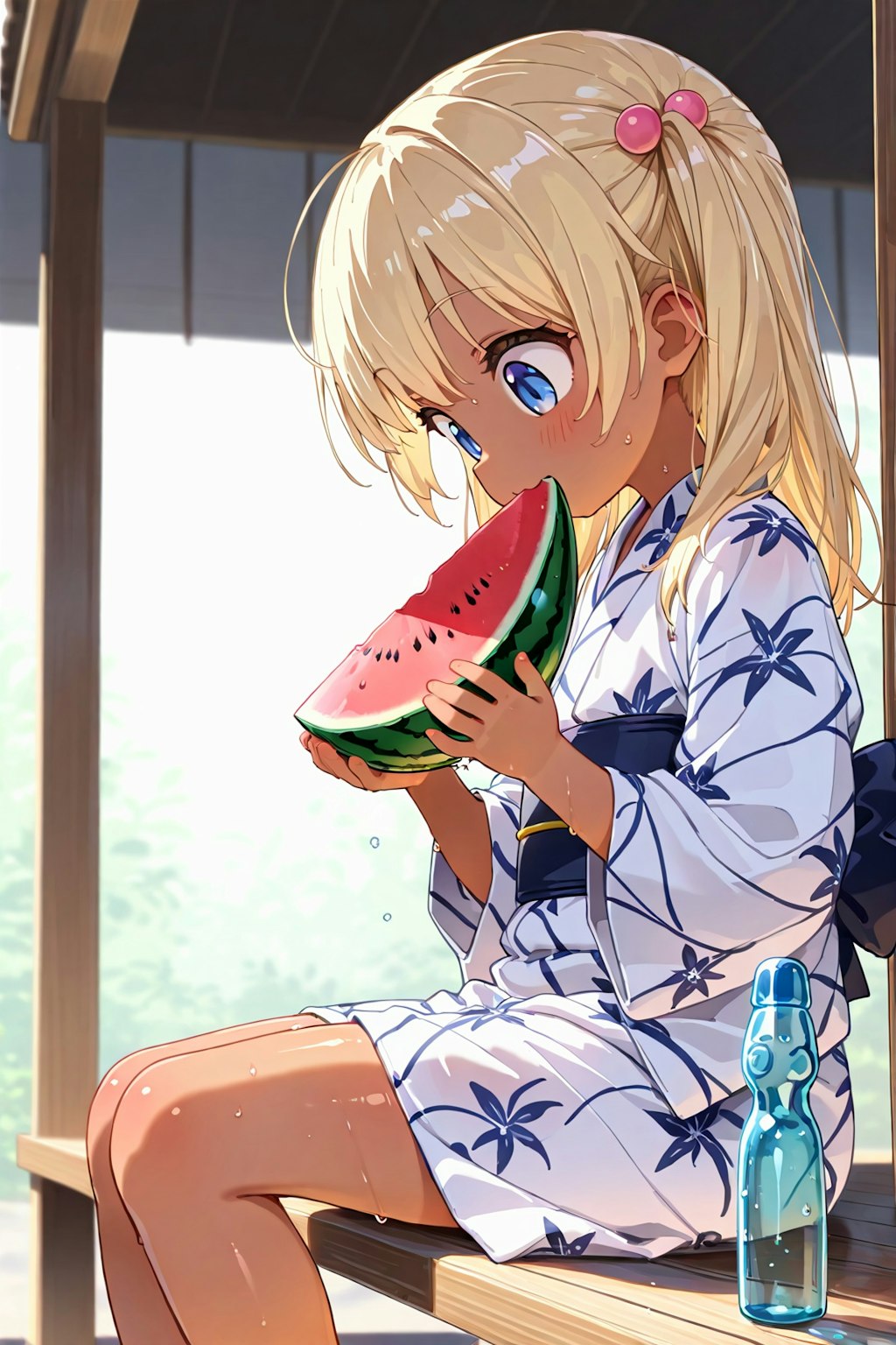スイカうまうま