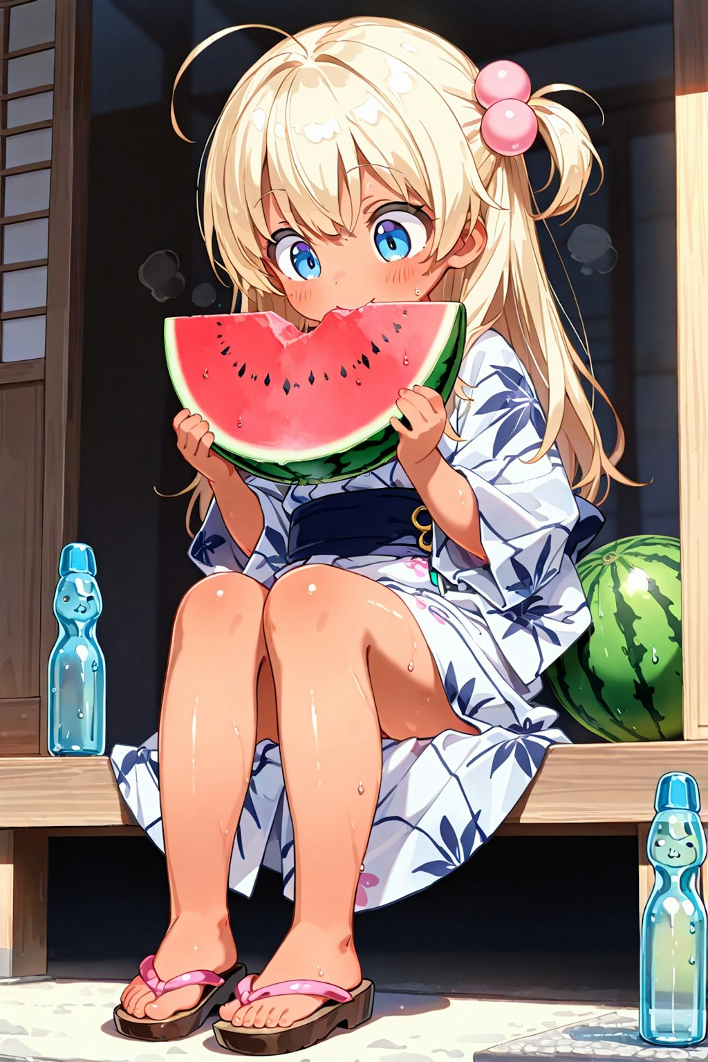 スイカうまうま