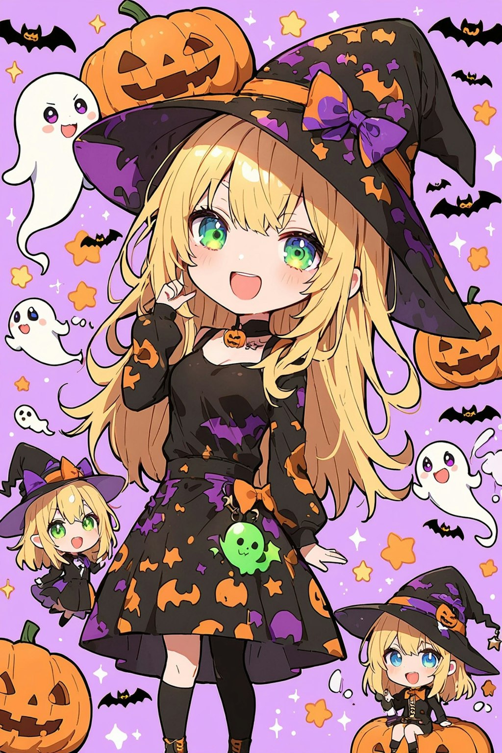 ハロウィン壁紙風