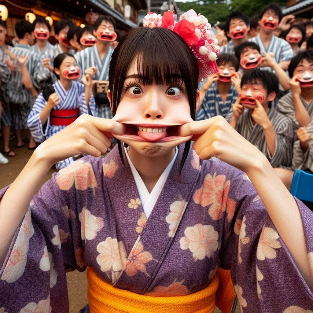 夏の変顔祭り