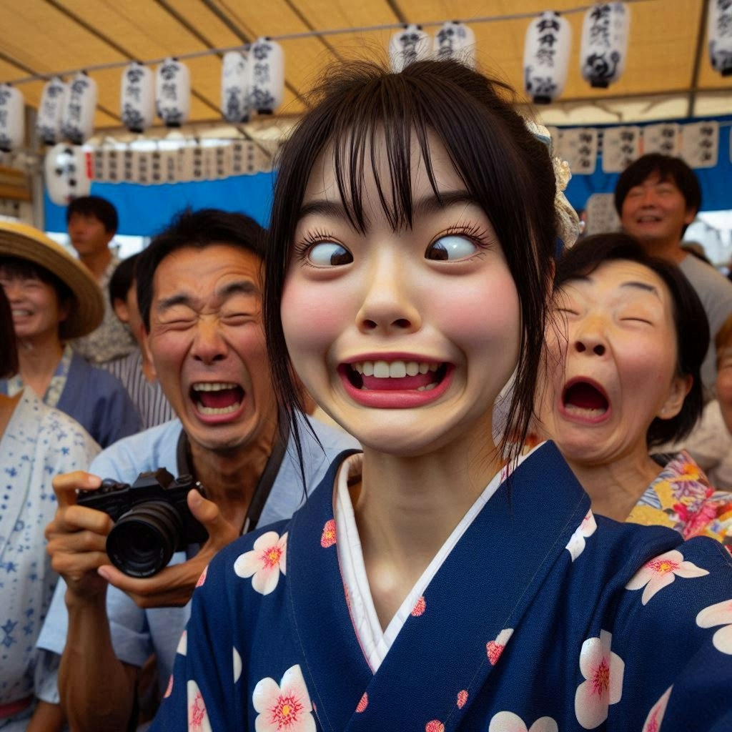 夏の変顔祭り