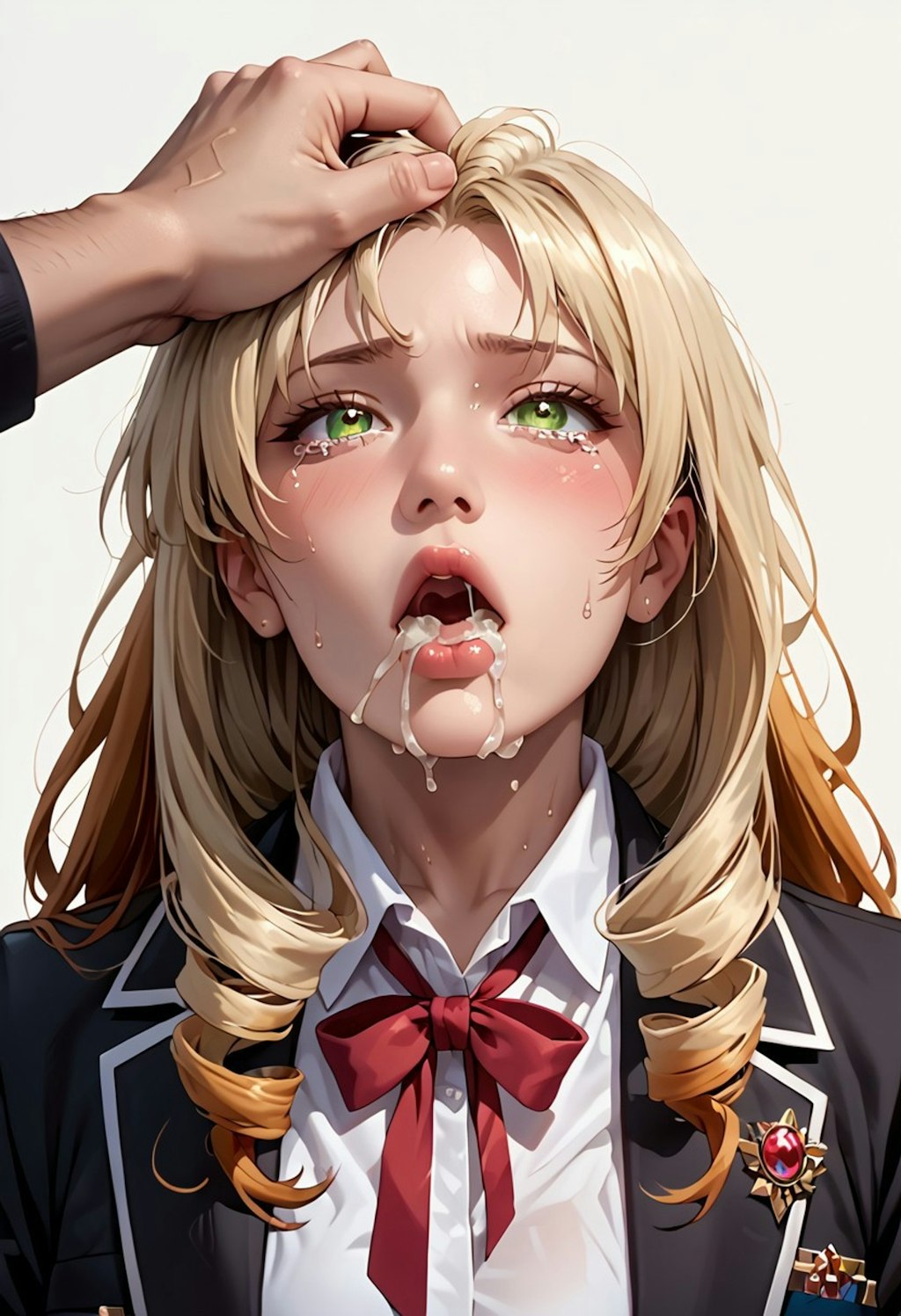 勝気な金髪女子高生の口は最高