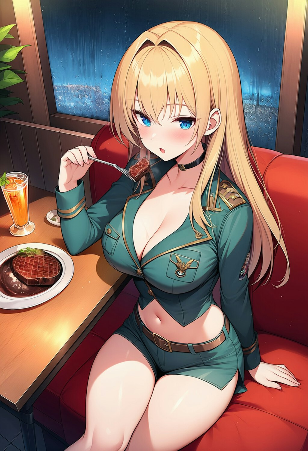 軍服の金髪ちゃん
