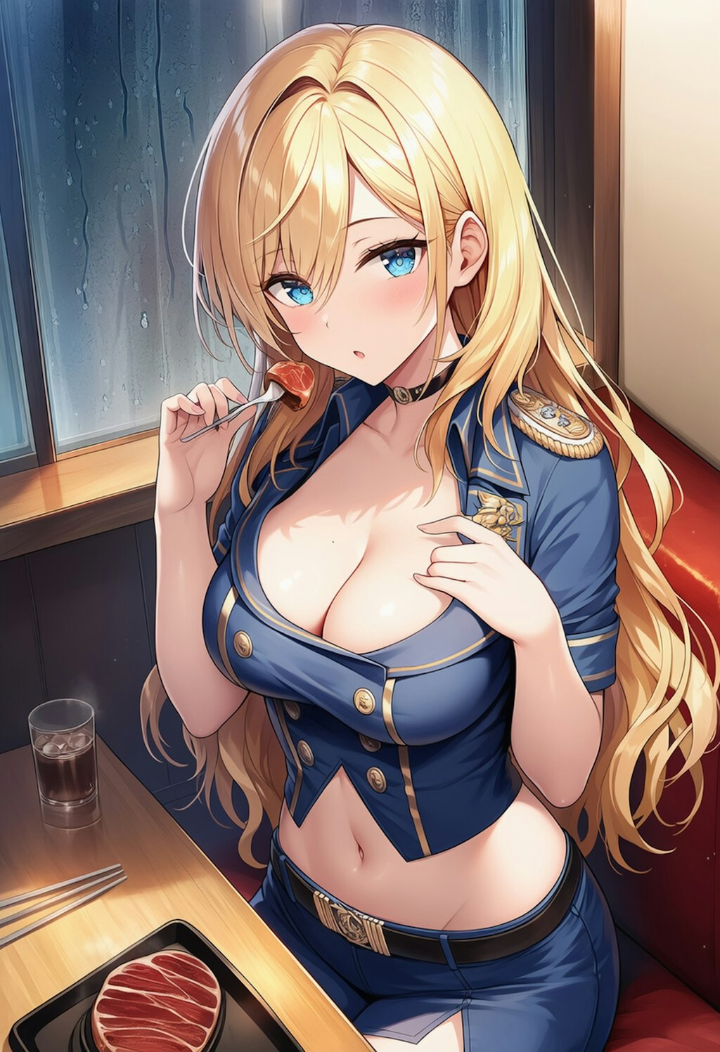 軍服の金髪ちゃん