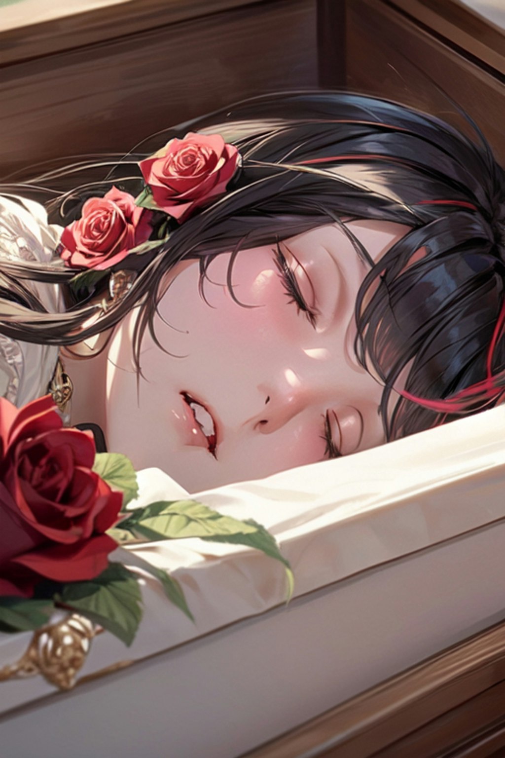 Vampire sleeping